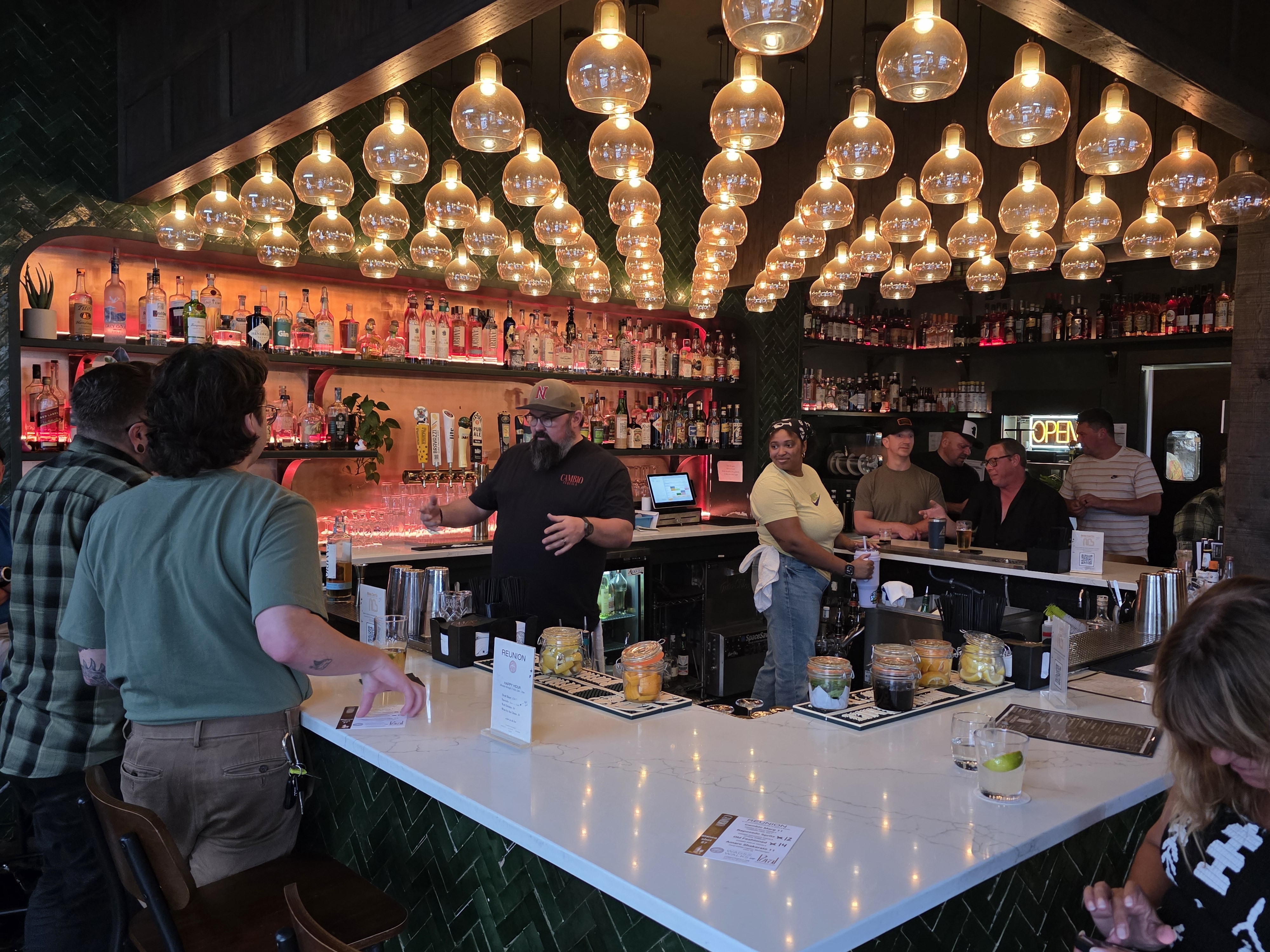 Reunion bar interior